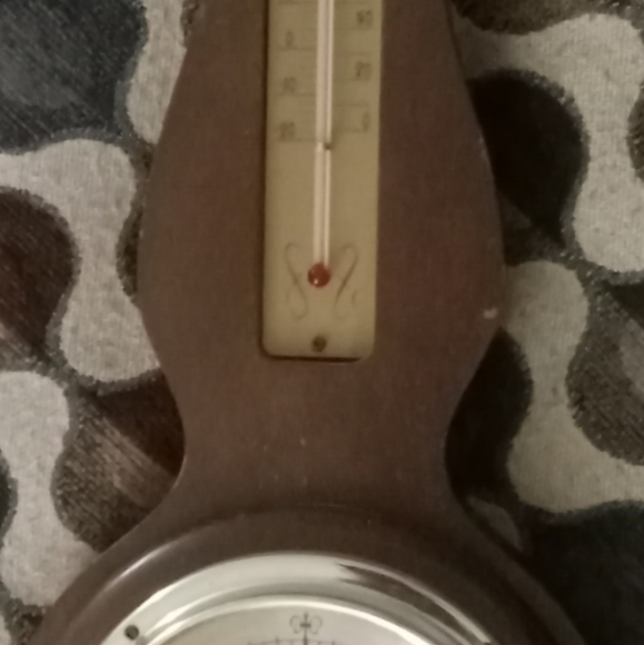 Jason Barometer For Weather Forecasting Mid Century Japan aprox. 20"Long - Picture 14 of 15